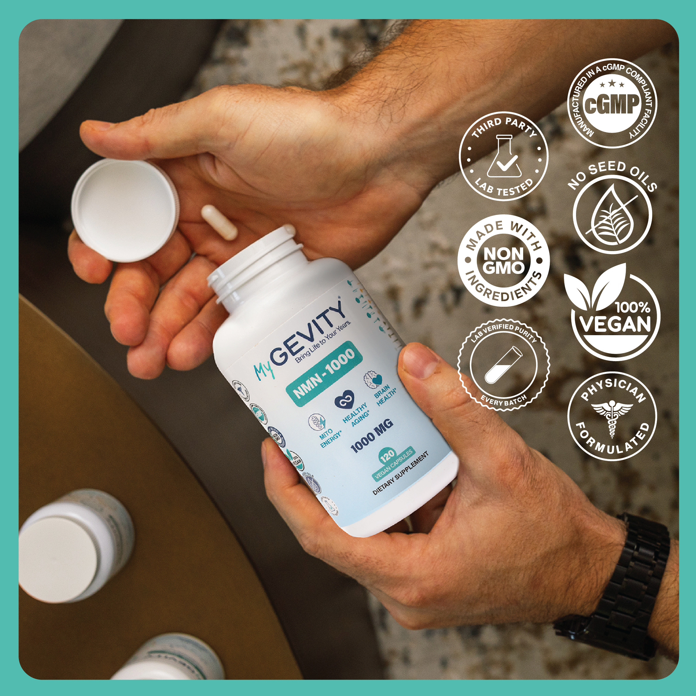 NMN 1000 | NAD⁺ Support & Cellular Energy Supplement | MyGevity