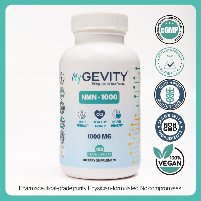 NMN 1000 | NAD⁺ Support & Cellular Energy Supplement | MyGevity