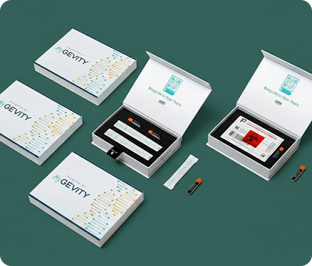 Collection of MyGevity test kits