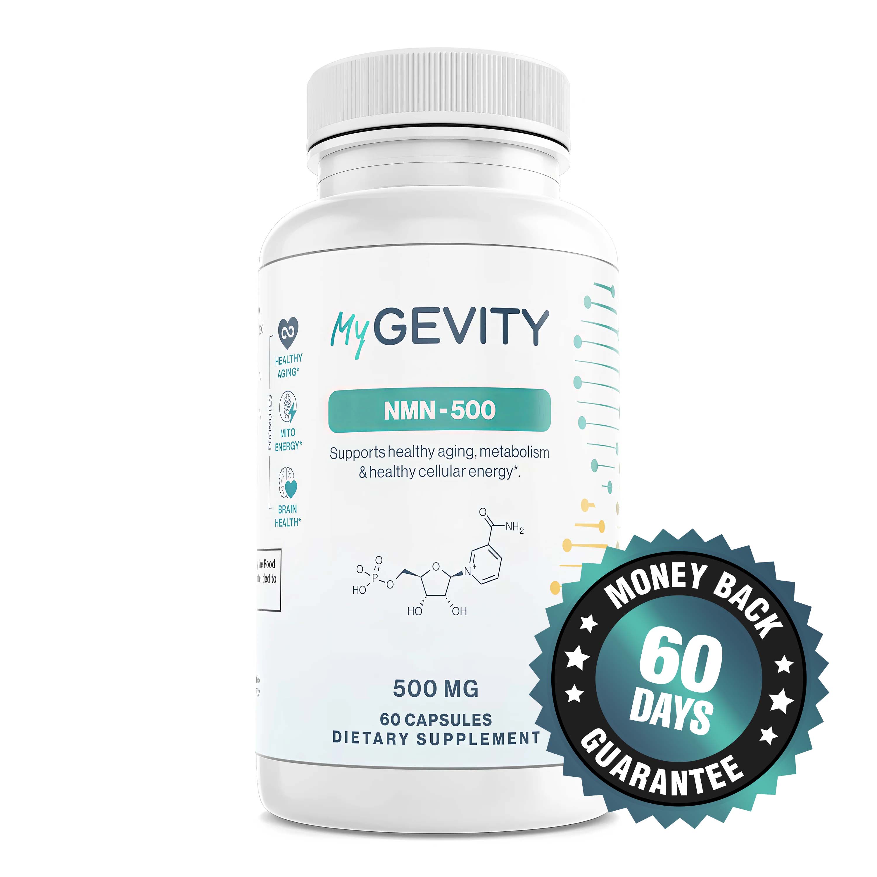 NMN 500: Restore the NAD+ Your Cells Stop Making*