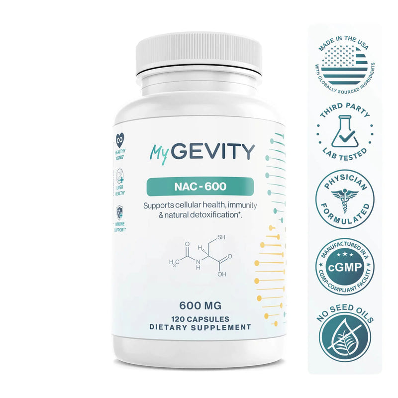 Pure N-Acetyl Cysteine (NAC)  Zero Fillers- 600 mg